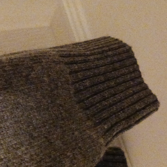 Refractory men's sweater dark brown with 3 button collar - Picture 3 of 4